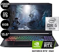 Laptop Gamer Acer Nitro 5 Intel Core i5 10°Gen 1TB +256GB SSD 16GB RTX 3060 6GB